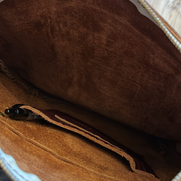 Portland Leather Nutmeg Classic Tote Bacpackpack - Picture 4 of 6